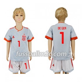 Fußballtrikots Spanien De Gea 1 Kinder Auswärts Trikotsatz WM 2018